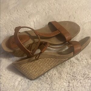 Style & Co Tan Wedge Sandals